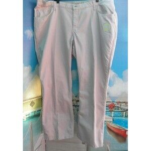 NEW RIDERS LEE, FADED LIGHT PINK PANTS, STRETCH NO GAP WAISTBAND  PLUS SIZE 24W